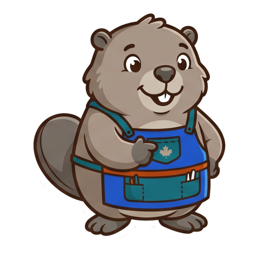 Happy Navka beaver mascot